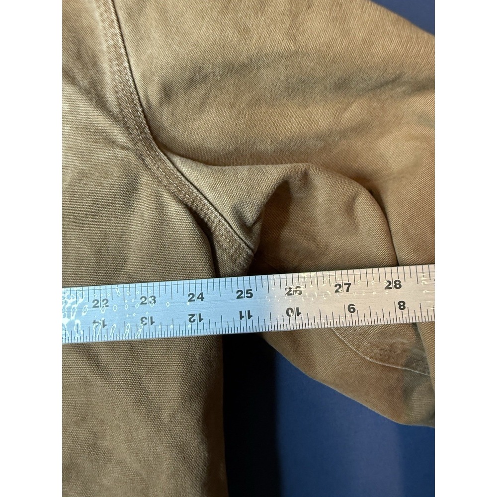 Vintage 2005 Carhartt J141 BRN Sierra Jacket Large Regular Sherpa Lined Hooded - Picture 6 of 7
